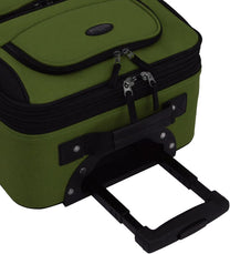 2-Piece Expandable Softside Luggage Set With Inline Skate Wheels