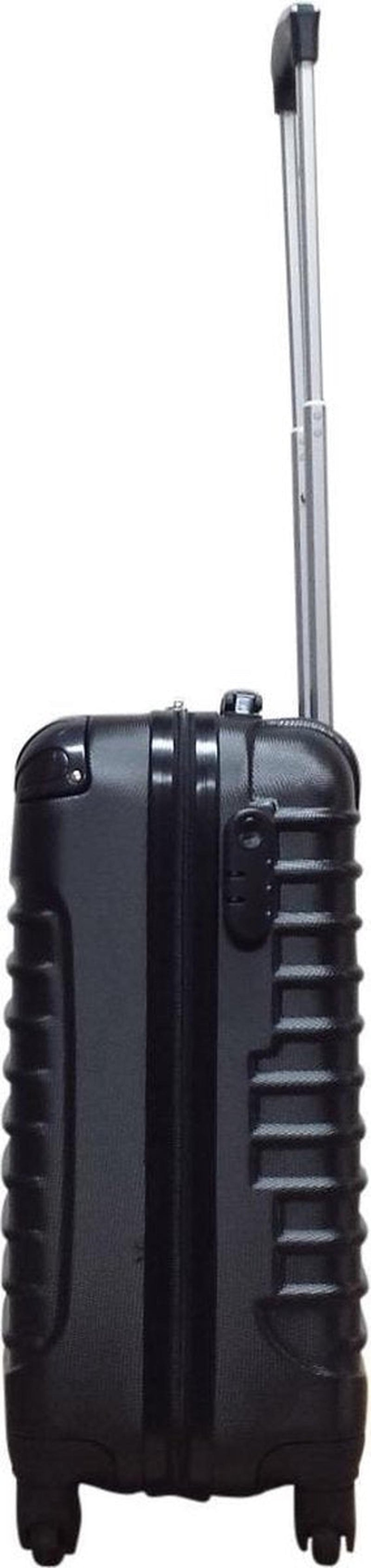 2-Piece Hard Shell ABS Luggage Set with 4 Wheels and Combination Lock