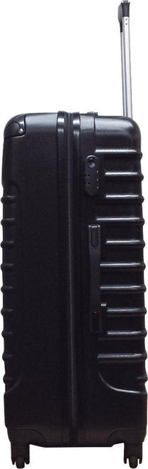 2-Piece Hard Shell ABS Luggage Set with 4 Wheels and Combination Lock