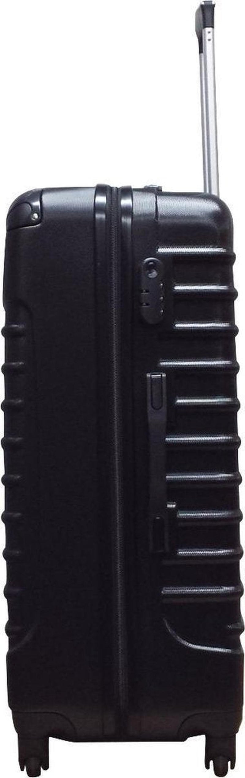 2-Piece Hard Shell ABS Luggage Set with 4 Wheels and Combination Lock