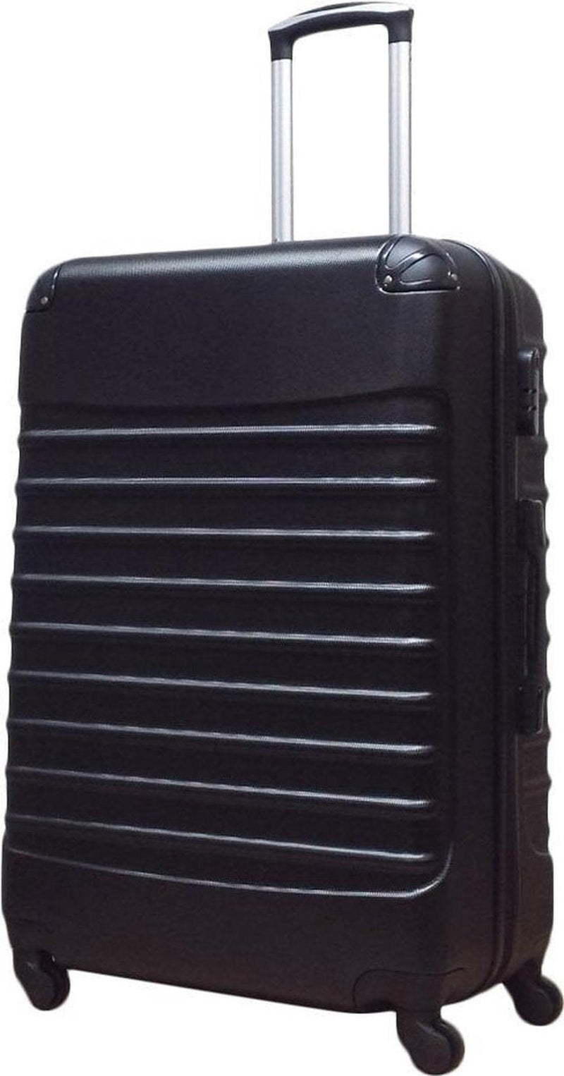 2-Piece Hard Shell ABS Luggage Set with 4 Wheels and Combination Lock