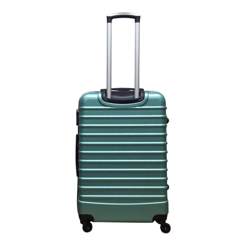2-Piece Hard Shell ABS Luggage Set with 4 Wheels and Combination Lock