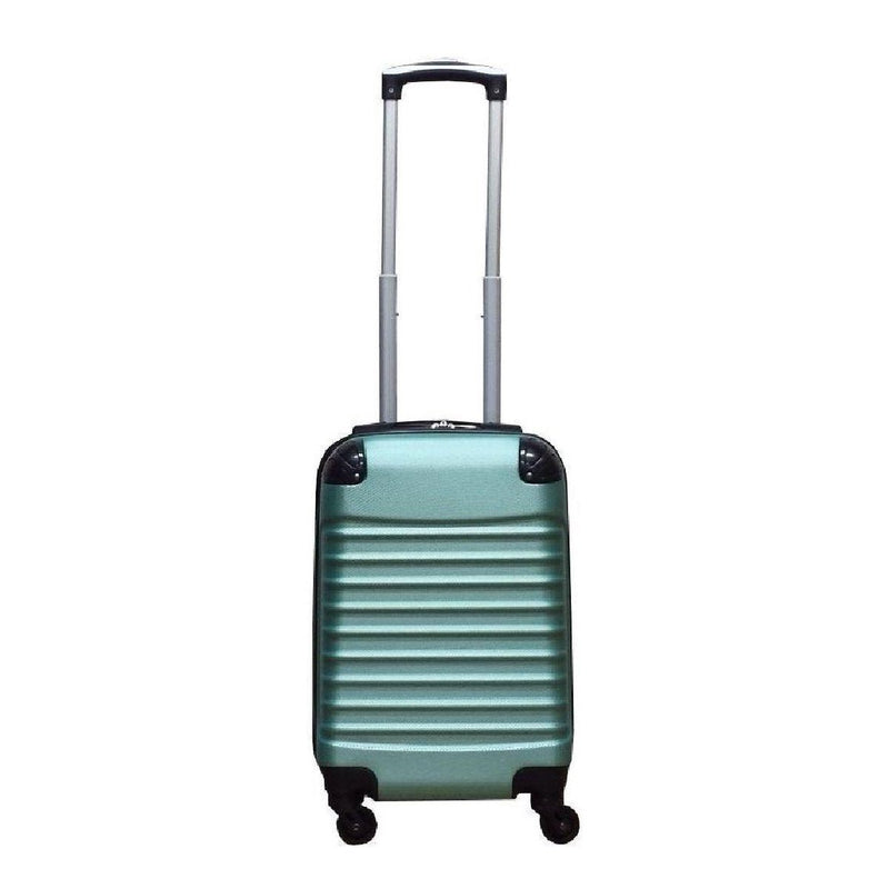 2-Piece Hard Shell ABS Luggage Set with 4 Wheels and Combination Lock