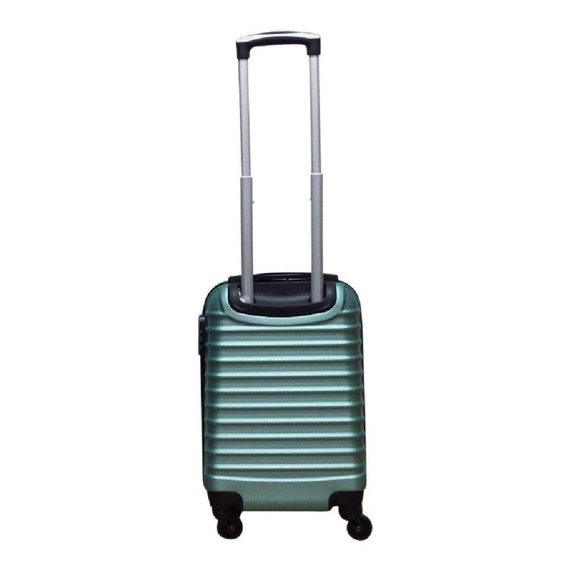 2-Piece Hard Shell ABS Luggage Set with 4 Wheels and Combination Lock