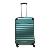 2-Piece Hard Shell ABS Luggage Set with 4 Wheels and Combination Lock