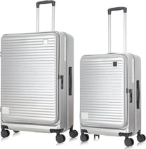 2-Piece Hard Shell Luggage Set With Laptop Compartment
