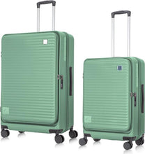2-Piece Hard Shell Luggage Set With Laptop Compartment