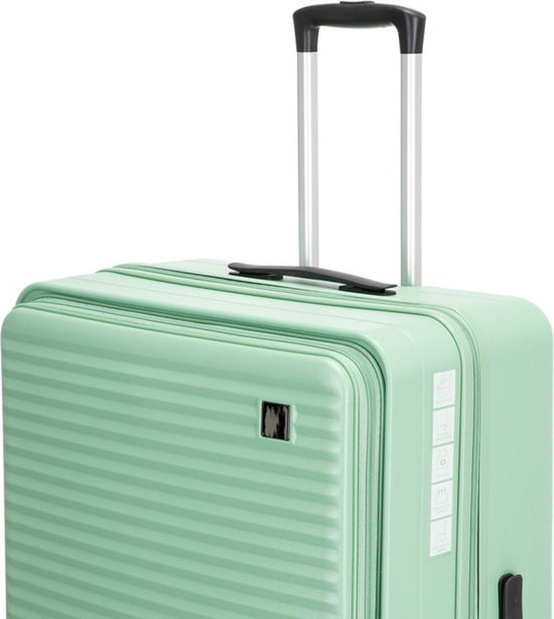 2-Piece Hard Shell Luggage Set With Laptop Compartment
