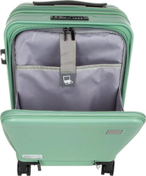 2-Piece Hard Shell Luggage Set With Laptop Compartment