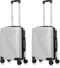 2-Piece Hard Shell Luggage Set With TSA Lock And Spinner Wheels