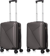 2-Piece Hard Shell Luggage Set With TSA Lock And Spinner Wheels