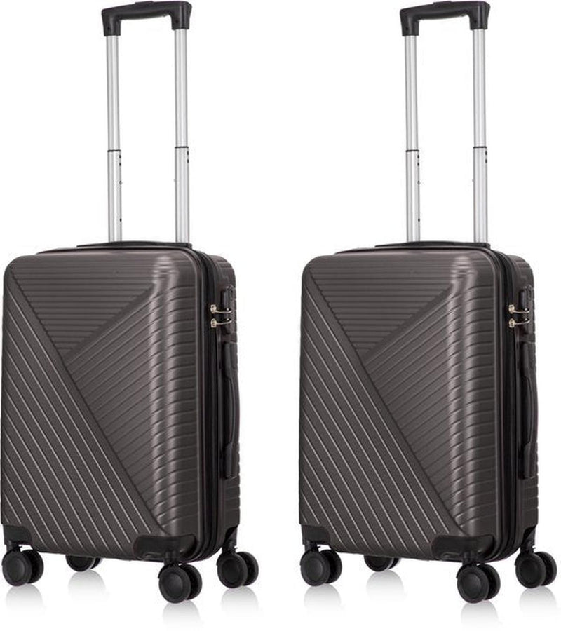 2-Piece Hard Shell Luggage Set With TSA Lock And Spinner Wheels