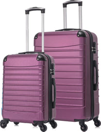 2-Piece Hard-Shell Luggage Set With XL And S Suitcases