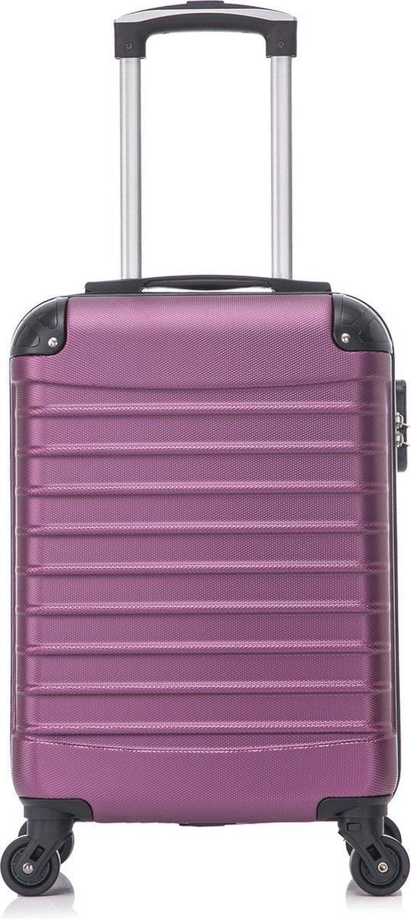 2-Piece Hard Shell Luggage Set in Purple