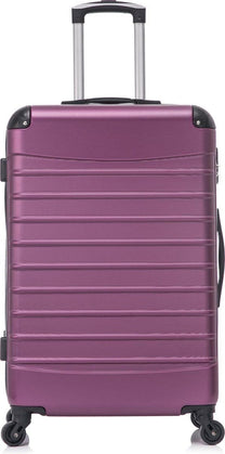 2-Piece Hard Shell Luggage Set in Purple