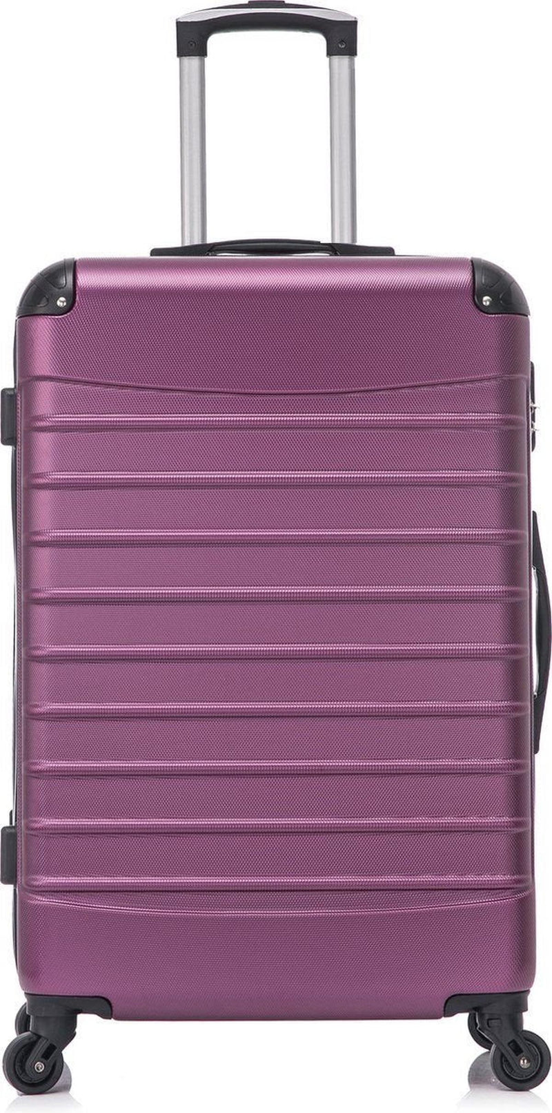 2-Piece Hard Shell Luggage Set in Purple
