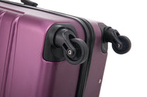 2-Piece Hard Shell Luggage Set in Purple