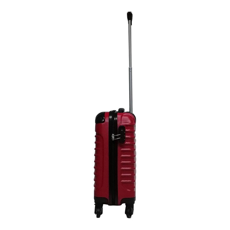 2-Piece Hard Shell Luggage Set in Red
