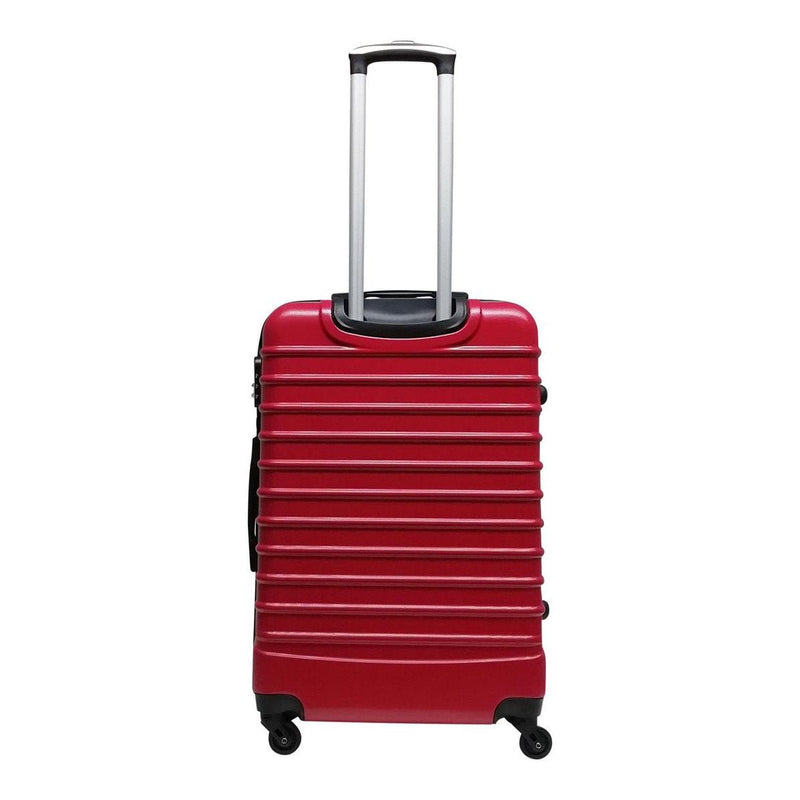 2-Piece Hard Shell Luggage Set in Red