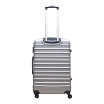 2-Piece Hard Shell Luggage Set in Silver