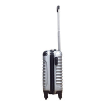 2-Piece Hard Shell Luggage Set in Silver