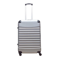 2-Piece Hard Shell Luggage Set in Silver