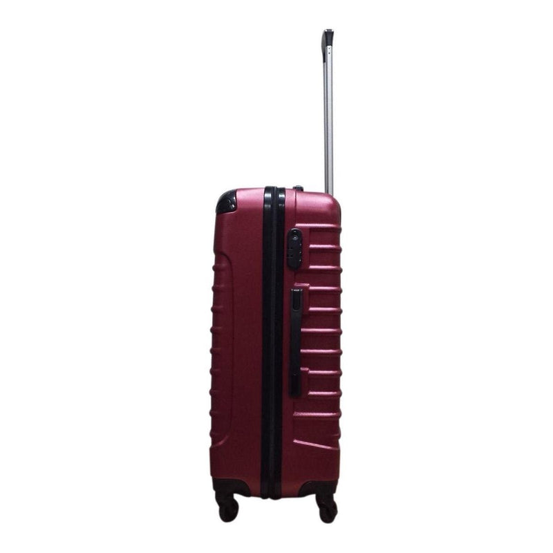 2-Piece Hard-Shell Luggage Set with 4-Wheel System and Combination Lock