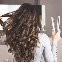 2-in-1 Curling And Straightening Iron With Ceramic Coating