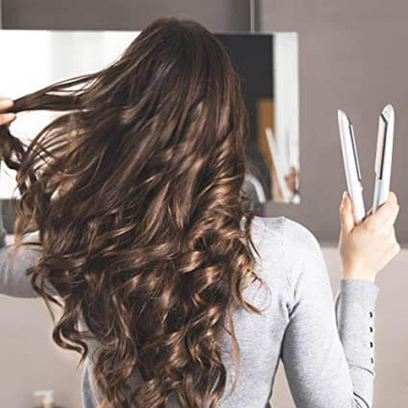 2-in-1 Curling And Straightening Iron With Ceramic Coating