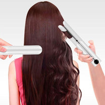 2-in-1 Curling And Straightening Iron With Ceramic Coating