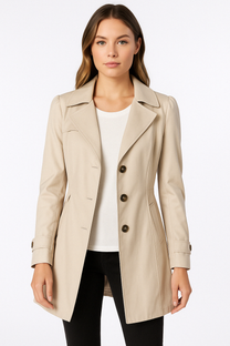 Mid-Length Trench Coat