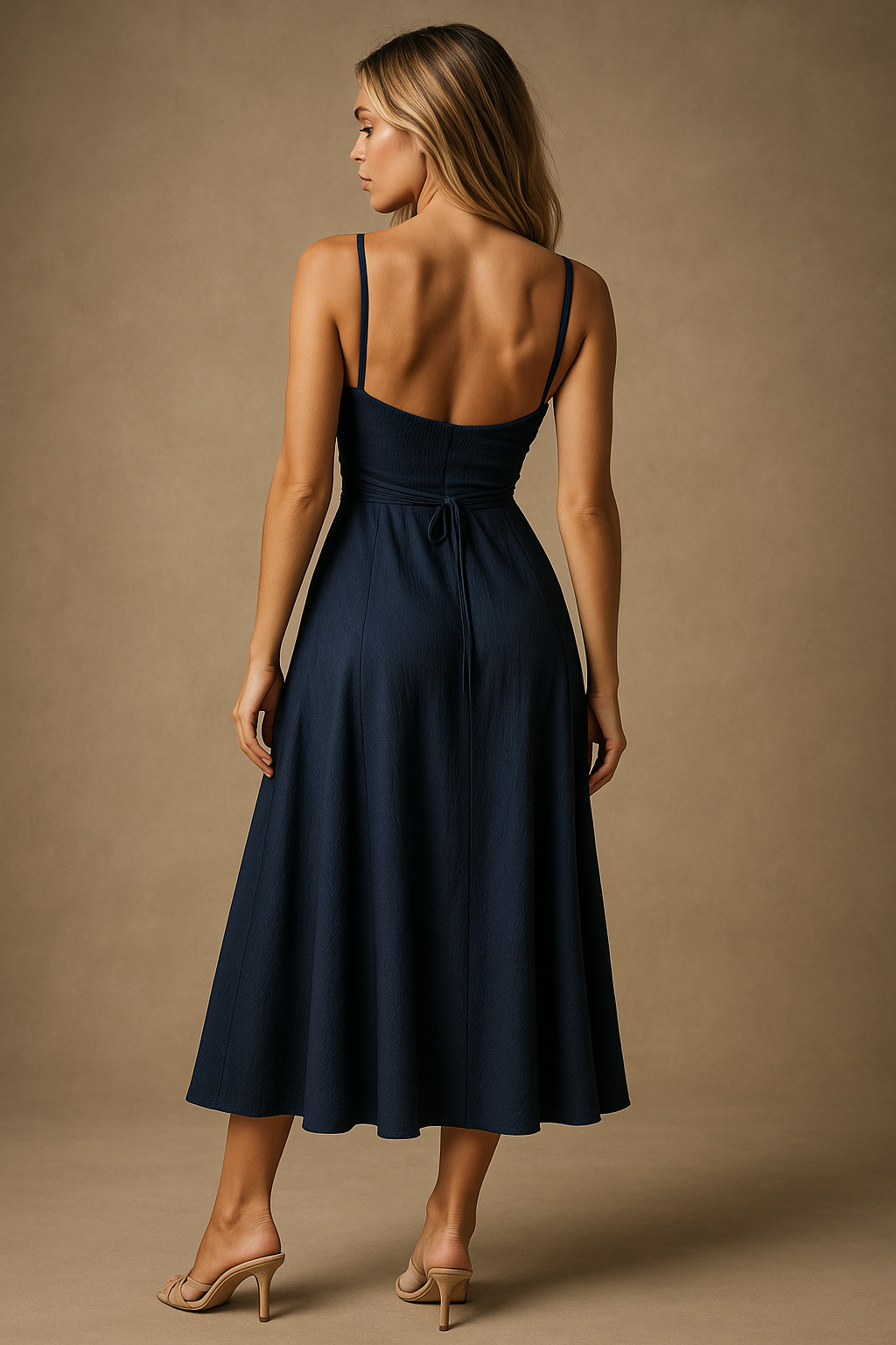 Midi Waist Dress