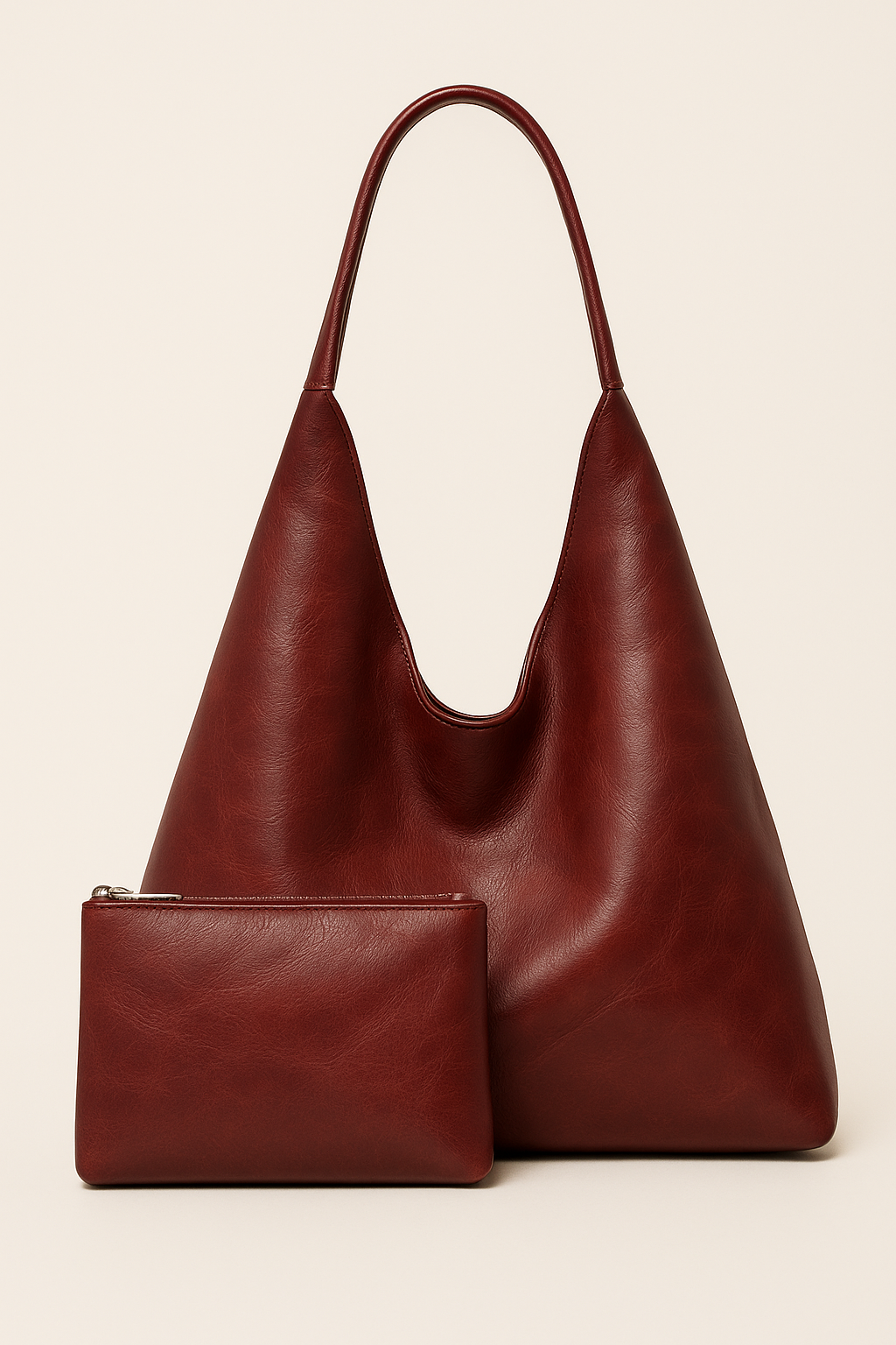 Vintage PU Tote & Wallet Set – Timeless Appeal