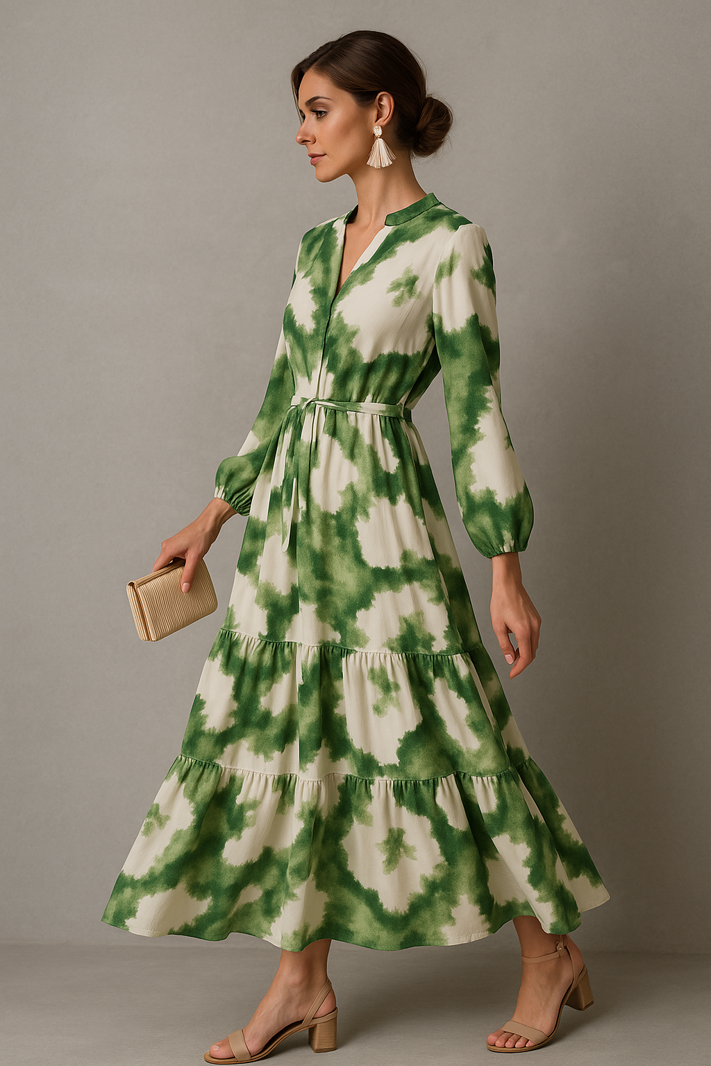 V-Neck Maxi Dress