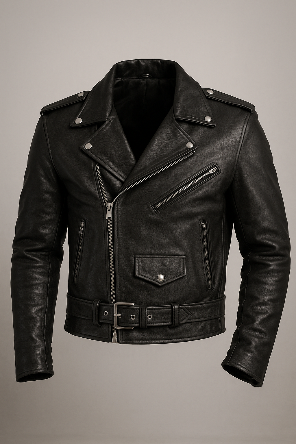 PU Leather Biker Jacket