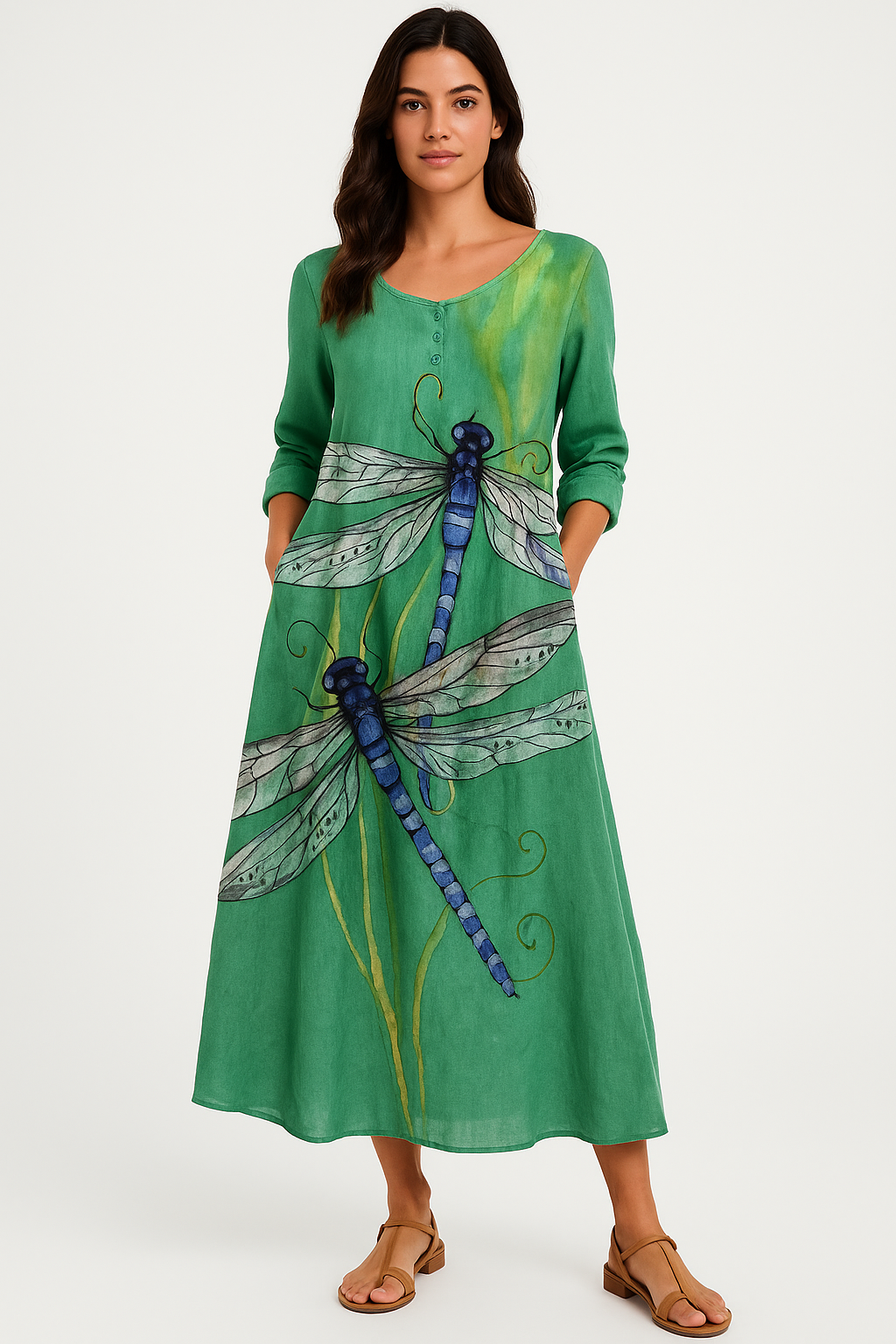 Midi Boho Dress
