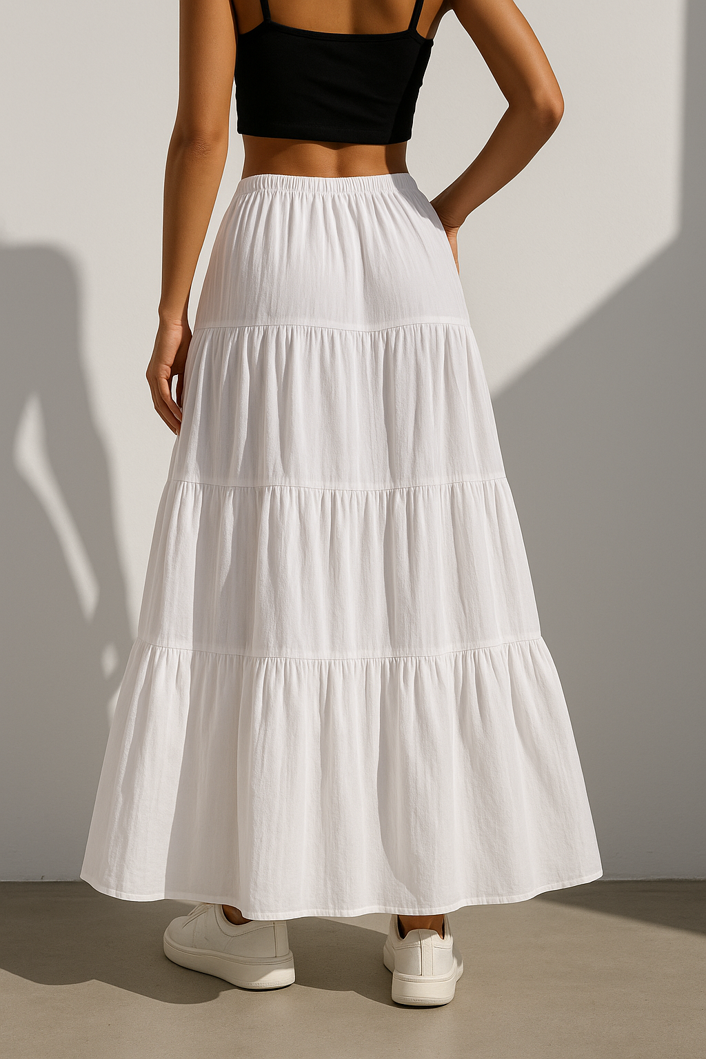 Boho Lace Maxi Skirt