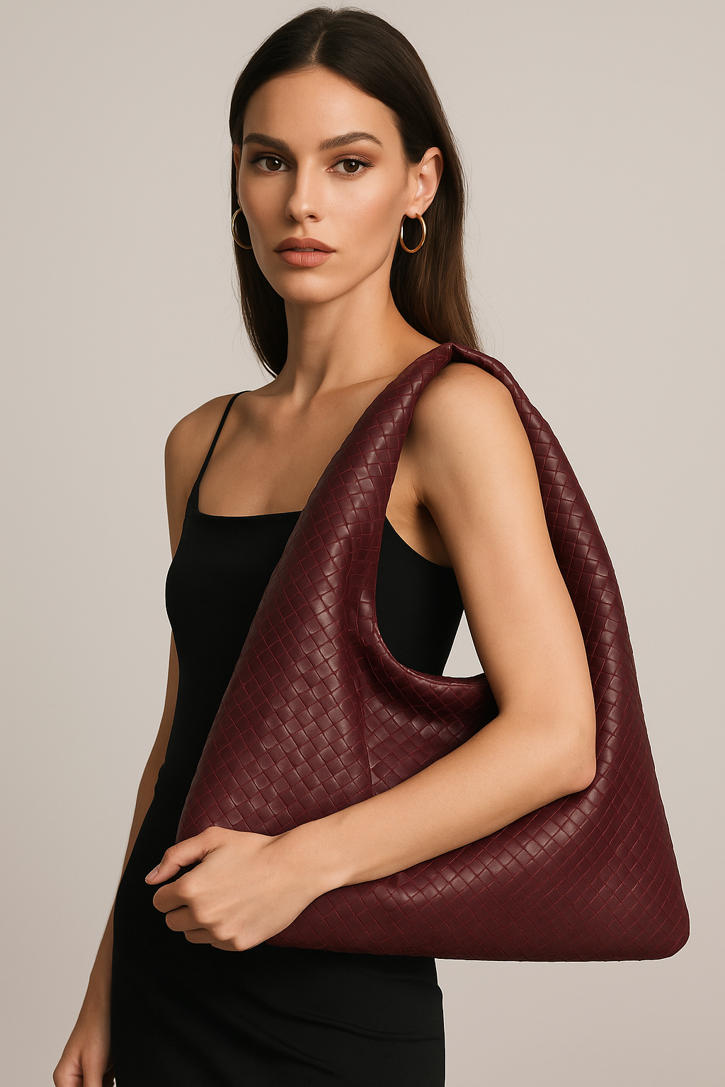 Woven Shoulder Bag