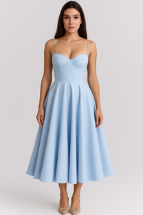 A-line Midi Dress