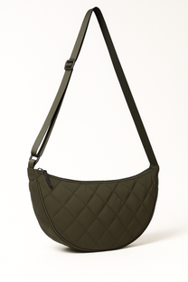 Round Shoulder Quilted Bag