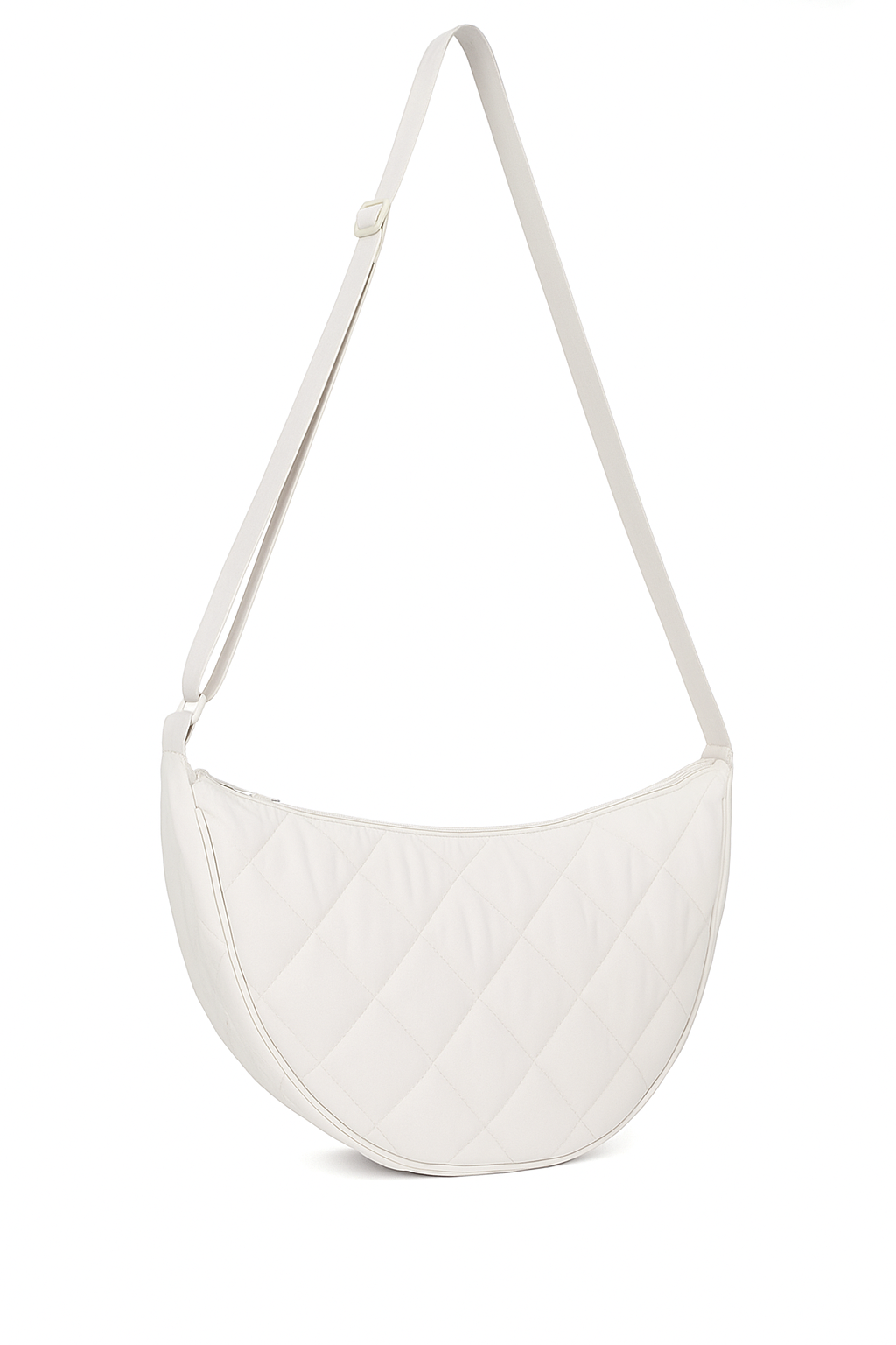 Round Shoulder Quilted Bag