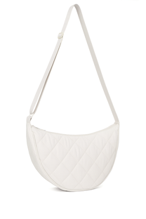 Round Shoulder Quilted Bag