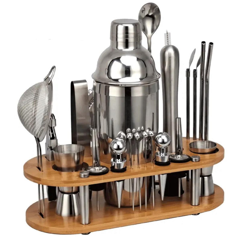 23-Piece Professional Bartender Cocktail Shaker Set