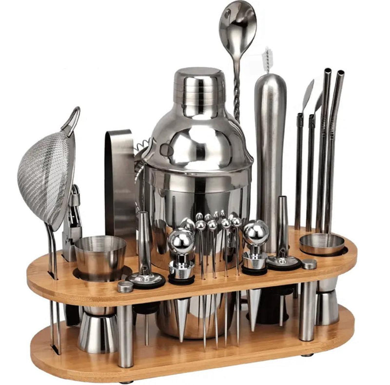 23-Piece Professional Bartender Cocktail Shaker Set