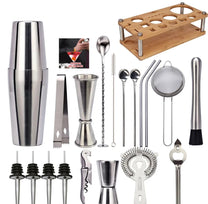 23-Piece Professional Bartender Cocktail Shaker Set