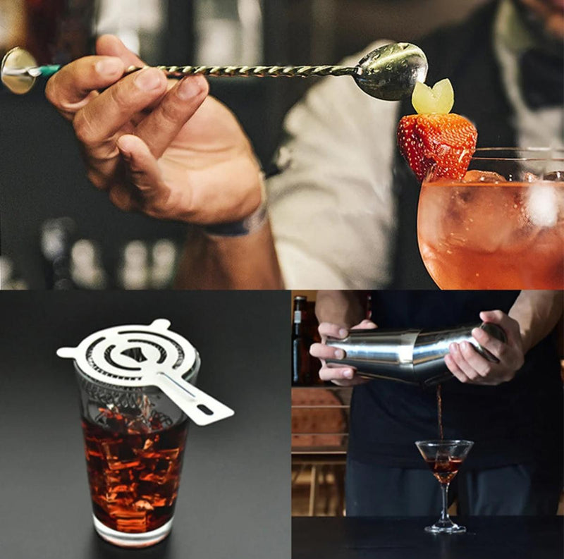 23-Piece Professional Bartender Cocktail Shaker Set