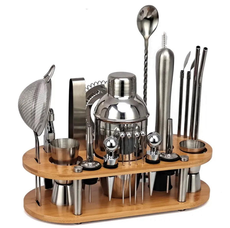 23-Piece Professional Bartender Cocktail Shaker Set