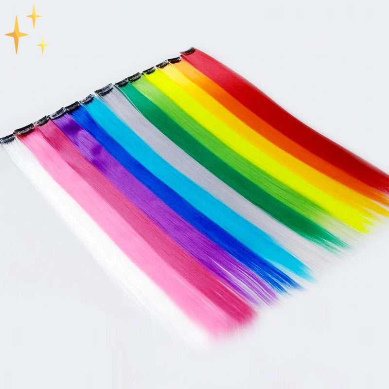 26 Clip-In Colourful Hair Extensions For Instant Volume And Style