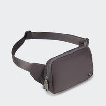 2L Nylon Belt Bag With Adjustable Strap And Two Zippered Compartments