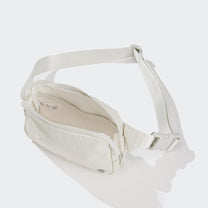 2L Nylon Belt Bag With Adjustable Strap And Two Zippered Compartments